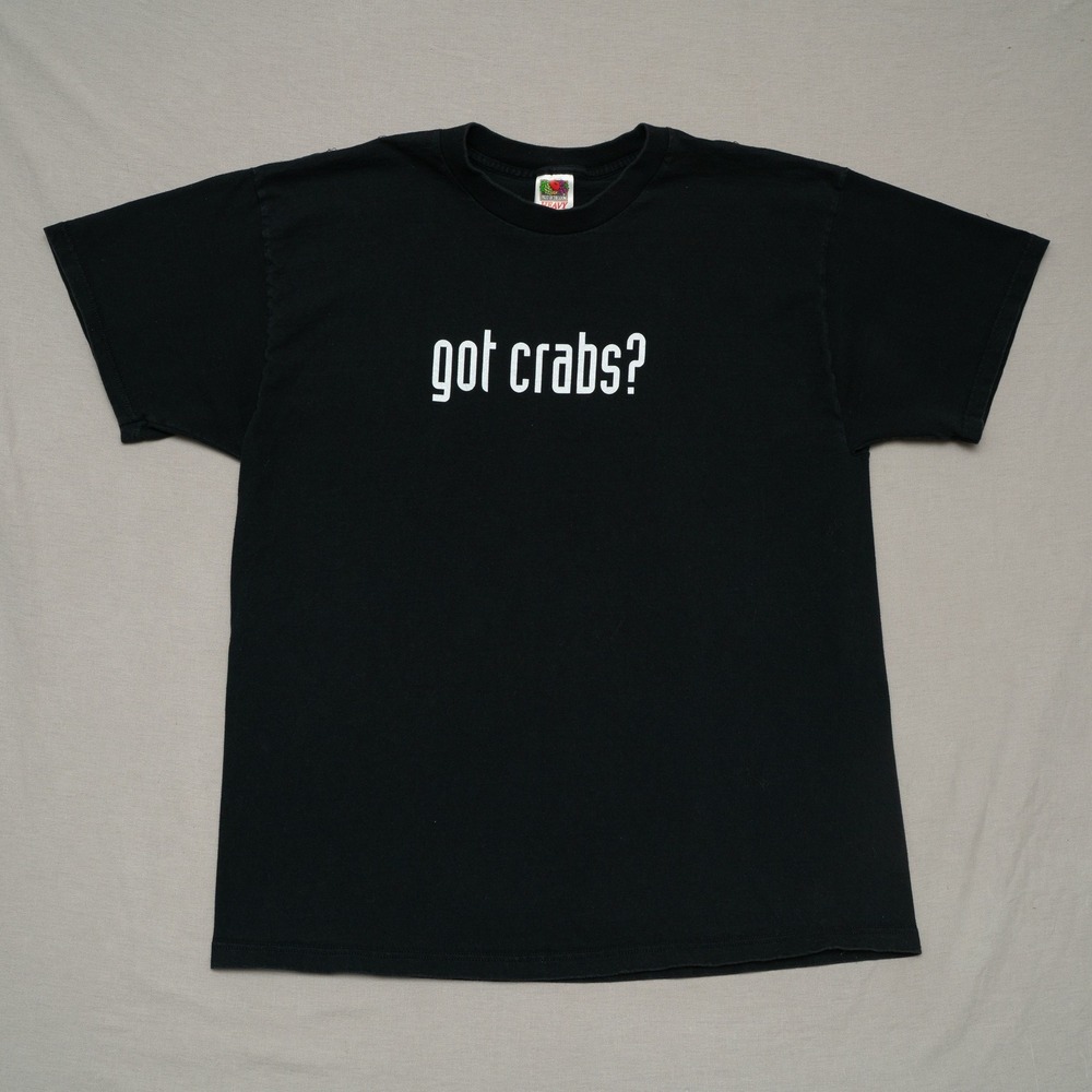 Vintage 90s Crude Got‎ Crabs? Joes Crab Shack FOTL Heavy T Shirt Adult XL